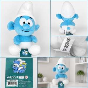 Smurfs Kids Bedding Plush Cuddle and Decorative Pillow Buddy /backpack